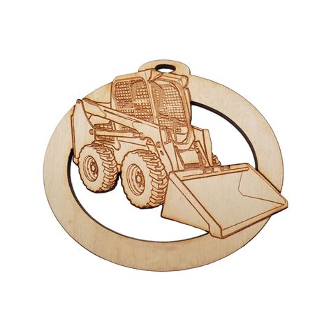 Skid Steer Tractor Ornaments, Personalized Skid Loader 